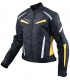 Veste femme moto A-Pro Hassen noir jaune