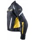 Veste femme moto A-Pro Hassen noir jaune