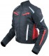 Veste femme moto A-Pro Hassen noir rouge