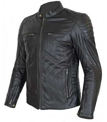 Motorcycle jacket Prexport Stripes black