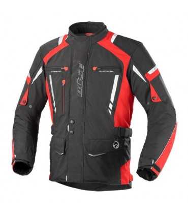 Buse Torino Pro motorcycle jacket black red