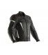 RST GT ce leather jacket black white