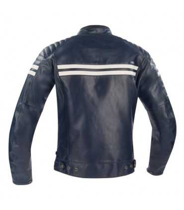 Segura Funky blaue Motorradfahrer Lederjacke