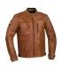 Segura Dimaggio veste moto en cuir marron