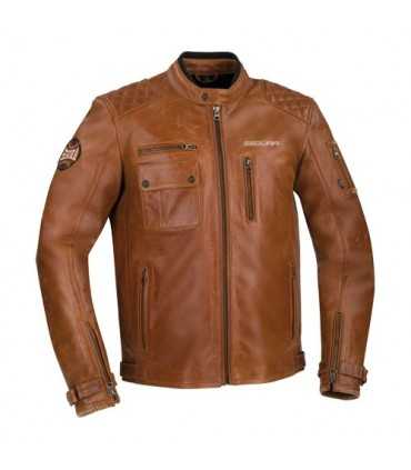 Segura Dimaggio leather jacket brown