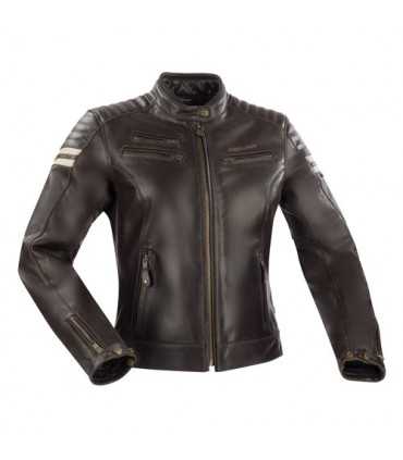 Segura Funky leather lady jacket brown