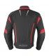 Veste Buse Rocca noir rouge