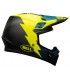 Casco Cross Bell MX-9 Mips Strike blu giallo opaco