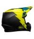 Casco Cross Bell MX-9 Mips Strike blu giallo opaco