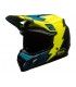 Casco Cross Bell MX-9 Mips Strike blu giallo opaco