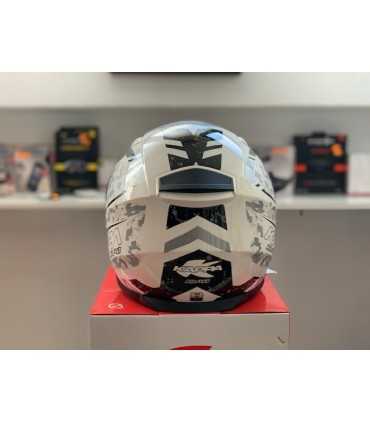 Casco Kappa KV-41 Dallas Pixel bianco