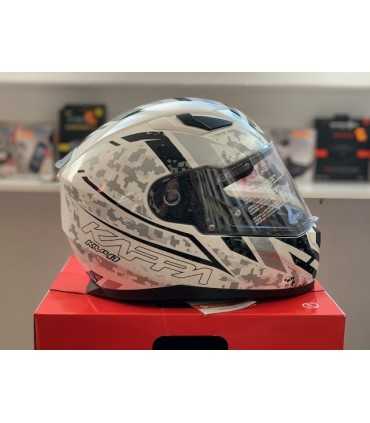 Kappa KV-41 Dallas Pixel helmet white