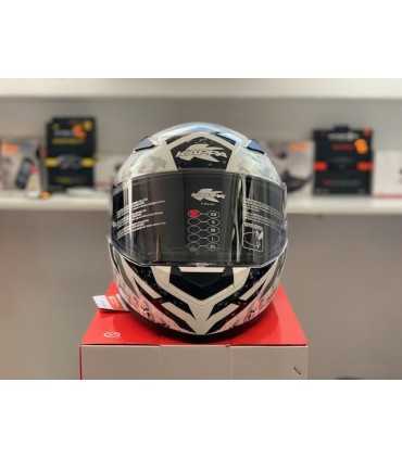 Casco Kappa KV-41 Dallas Pixel bianco