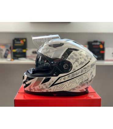 Casco Kappa KV-41 Dallas Pixel bianco