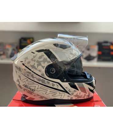 Casco Kappa KV-41 Dallas Pixel bianco