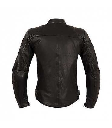 Prexport Ghost leather black lady jacket