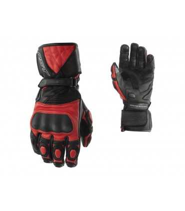 Guanti RST GT CE pelle rosso nero