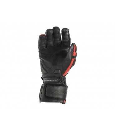 Gants RST GT CE cuir noir rouge