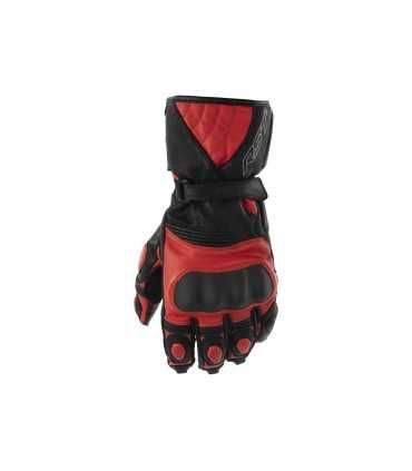 Gants RST GT CE cuir noir rouge