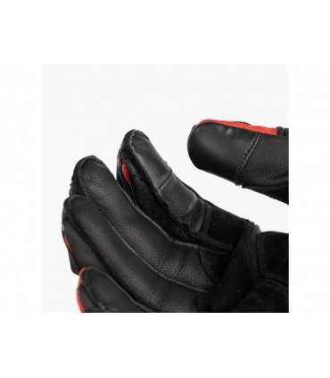 Racing gloves RST GT CE leather black red