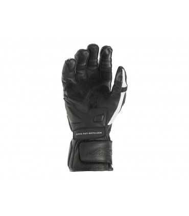 Gants RST GT CE cuir blanc noir