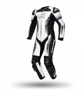 Combinaison en cuir Spyke Assen Race 2.0 blanc noir