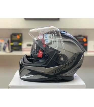 Vemar Zephir Lunar grey matt helmet