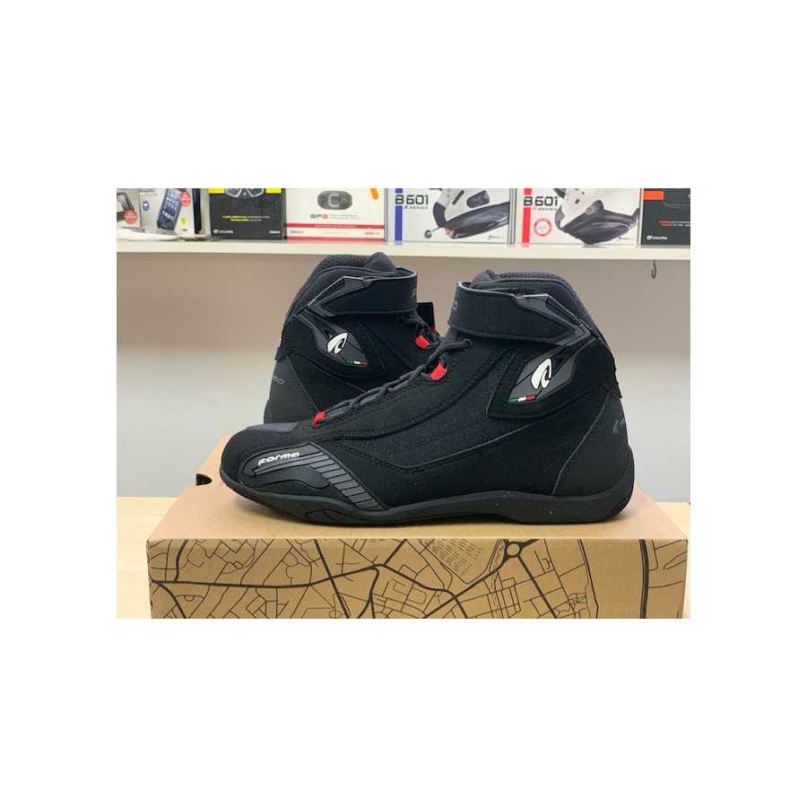 Scarpe Moto Forma Genesis Nero Rosso