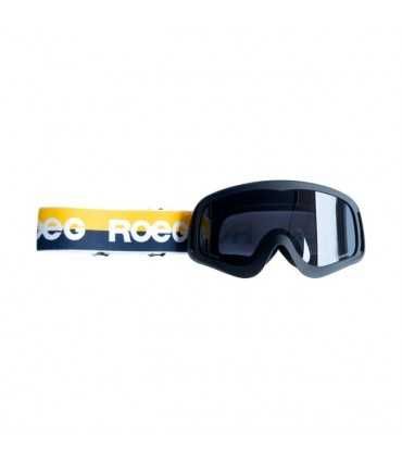 ROEG PERUNA YELLOW STRIPE GOGGLE SCHWARZ UND GELB/BLAUES BAND