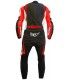 BERIK LOSALI 2.0 LEATHER SUIT schwarz rot