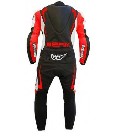 BERIK LOSALI 2.0 LEATHER SUIT schwarz rot