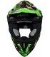 Casco cross Just One Kombat verde