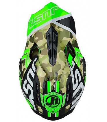 Casco cross Just One Kombat verde