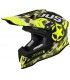 Casco cross Just One Kombat giallo