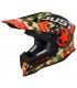 Casco cross Just One Kombat rosso