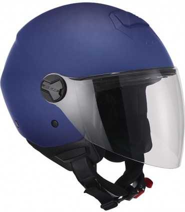 Casco jet Cgm 107A Florence long blu opaco