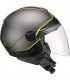 Casco jet Cgm 107G Florence Way long antracite giallo opaco