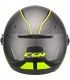 Casque jet Cgm 107G Florence Way long anthracite matt jaune