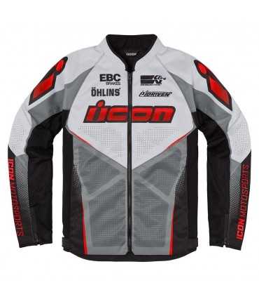 Icon HOOLIGAN ULTRABOLT RED jacket