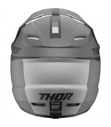 Cross kid helmet Sector Racer grey black matt