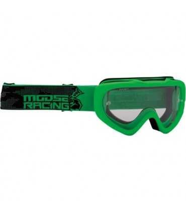 Maschera cross Bambino Moose Racing Qualifier verde