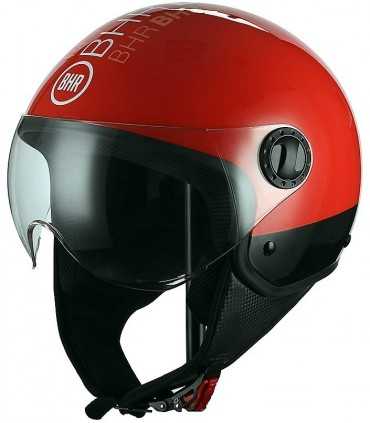 Casco jet BHR 801 Style rosso