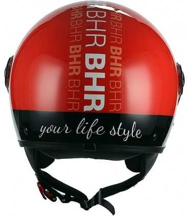 Casco jet BHR 801 Style rosso