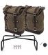 UNIT GARAGE TWO WAXED SUEDE SIDE PANNIERS + DOUBLE SUBFRAME BMW NINE T