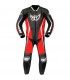 Leather suit Berik 2.0 Ls1-171334-BK black red fluo