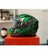 Casque Kappa KV-41 Dallas Pixel vert matt