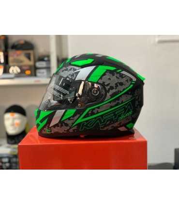 Casco Kappa KV-41 Dallas Pixel verde opaco