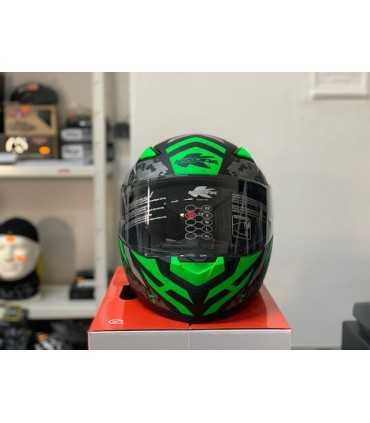 Kappa KV-41 Dallas Pixel helmet green matt