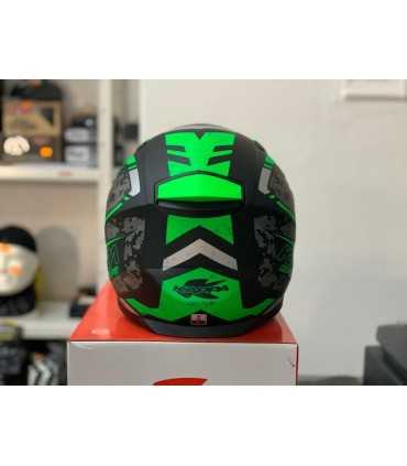 Casque Kappa KV-41 Dallas Pixel vert matt