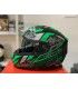 Casque Kappa KV-41 Dallas Pixel vert matt